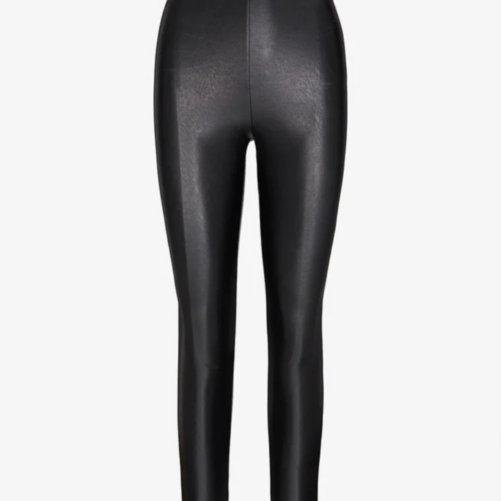 The Black Commando faux leather leggings